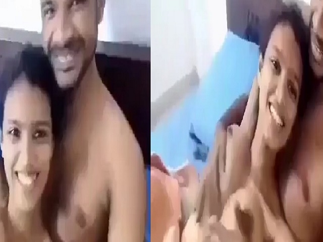 village girlfriend boob press viral sex