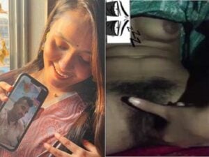 Indian fingering ex-girlfriend video call at