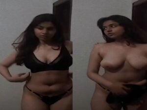 Indian girl in thong standing topless Indian FSI