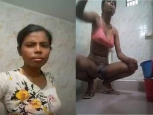 girlfriend shaving pussy recorded for