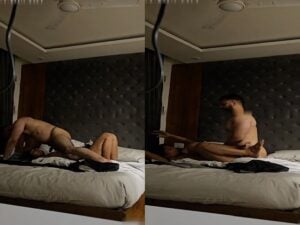 hunk male guy fucking mouth and pussy of slutty viral