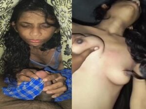 Indian wife Sarkari Farhan sucking dick of