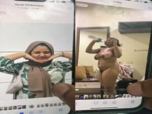 mallu Muslim girl with big boobs standing