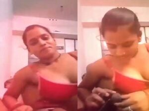 married wife in bra gagging lover dick viral