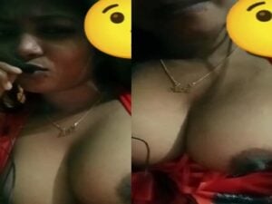 sexiest boobs horny bhabhi on viral video call with