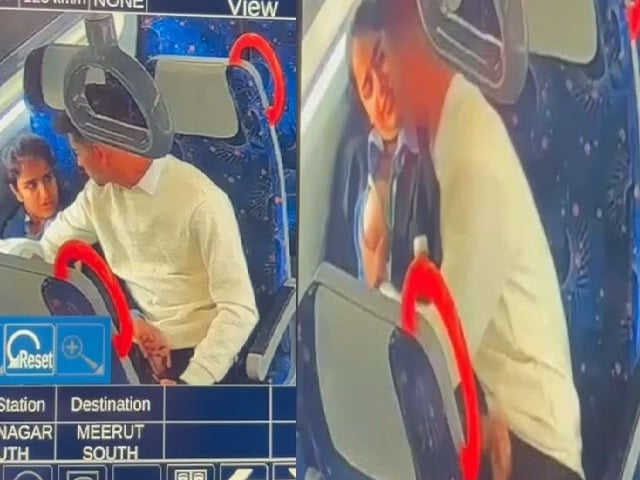 Meerut metro train CCTV caught college girl boob