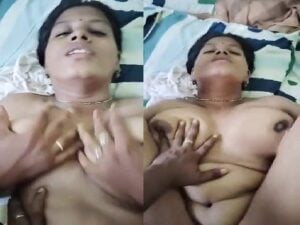 bouncing boobs Tamil aunty hard fucking with young