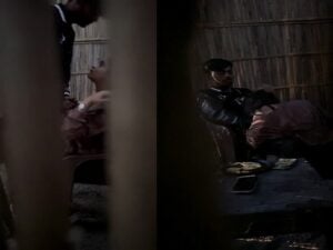 lovers in restaurant having romance and GF sucking