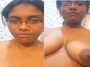 Indian wife shaved pussy rubbing in nude video