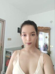 big round melons showing horny Indian college