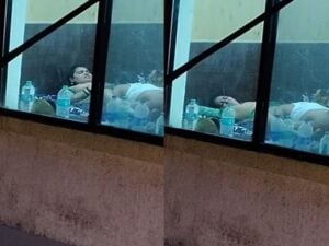 caught through the window in hotel with bhabhi pussy