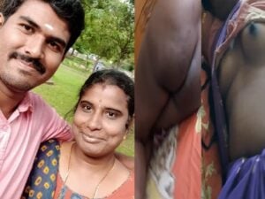 mature Tamil wife kissing and naked body showing
