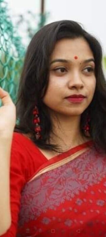 cute girlfriend in saree strips and goes naked for