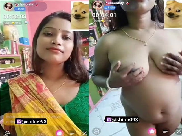 hot wife on Chamet goes nude during paid viral cam