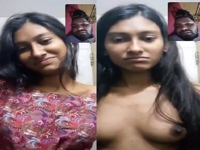 small boobs college girl topless on a viral video