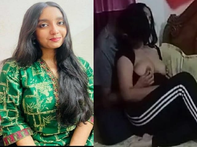 Bengali GF boob press on couch by boyfriend viral